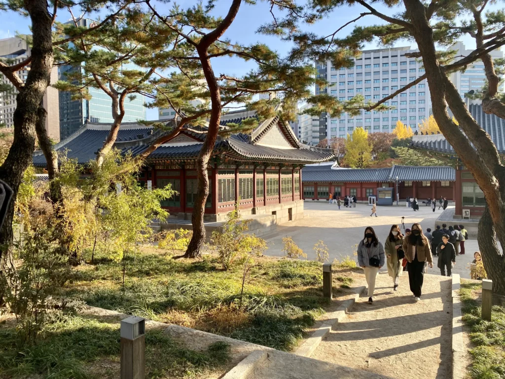ソウルの徳寿宮、韓国旅行