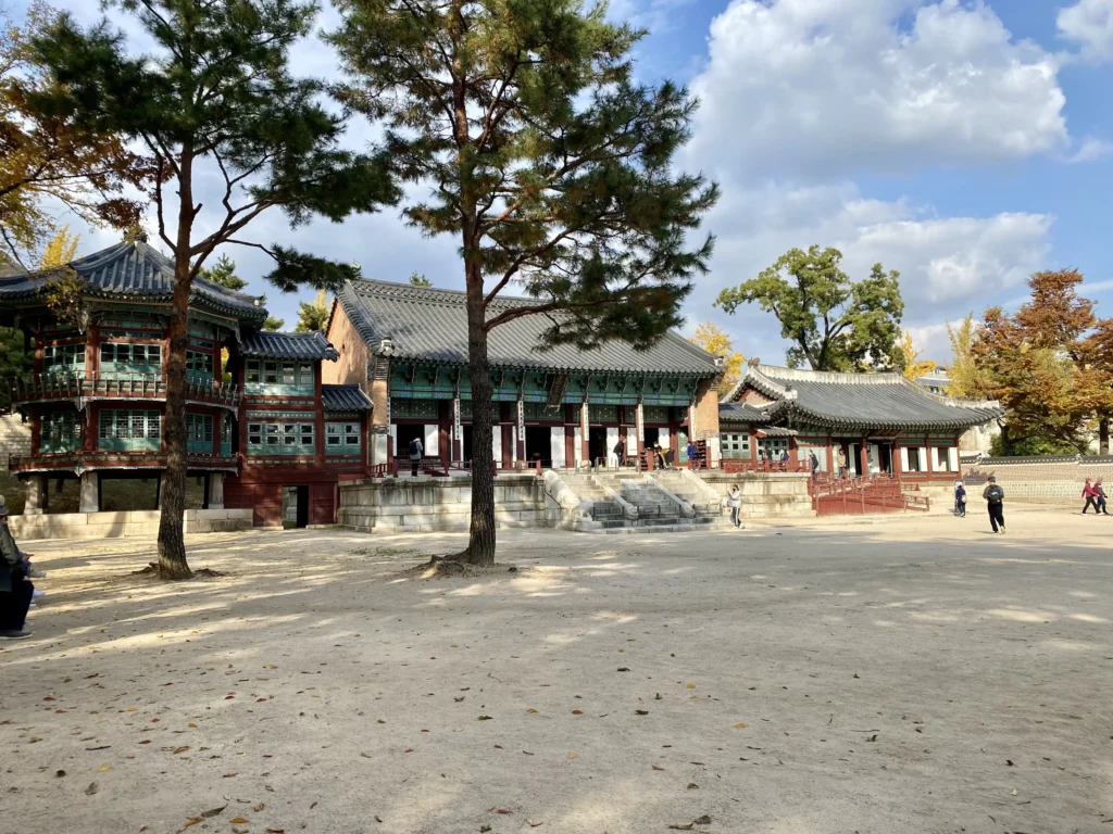 ソウルの景福宮宮殿の訪問