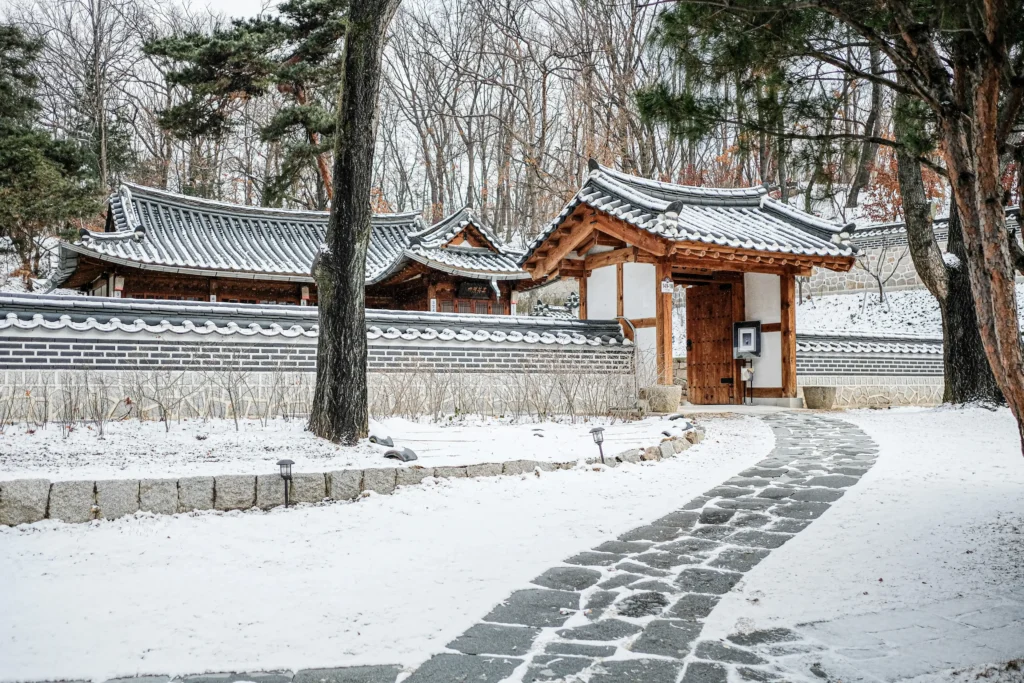 ソウル、韓国の冬